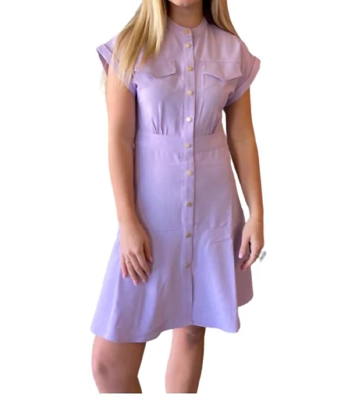 Coline Dress In Mauve