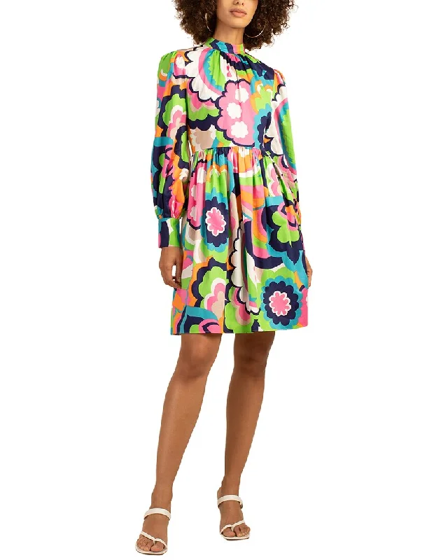 Trina Turk Regular Fit Bloom Mini Dress