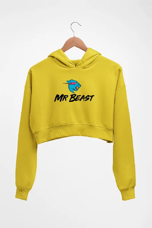 mrbeast Crop HOODIE FOR WOMEN