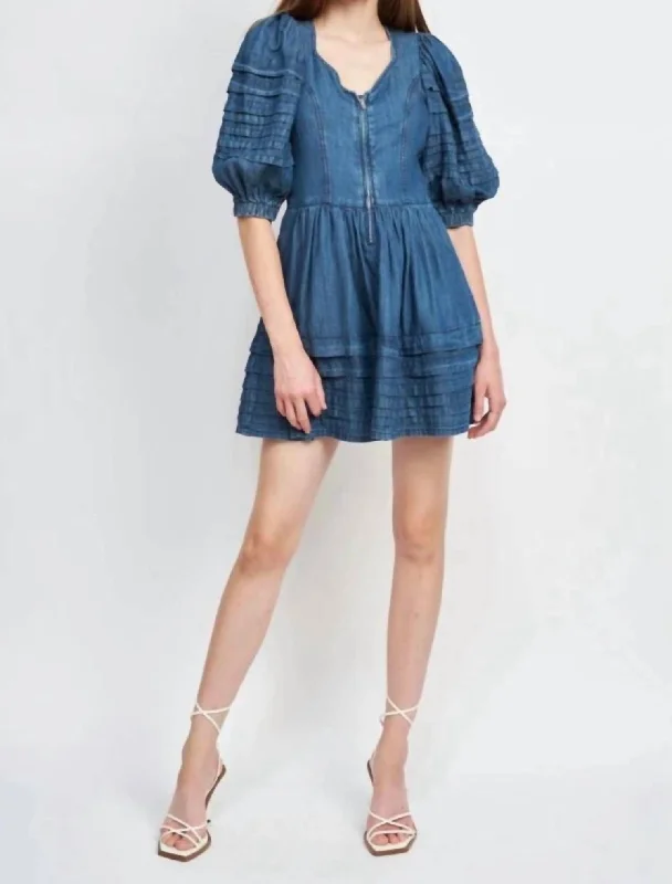 Sere Mini Dress In Denim