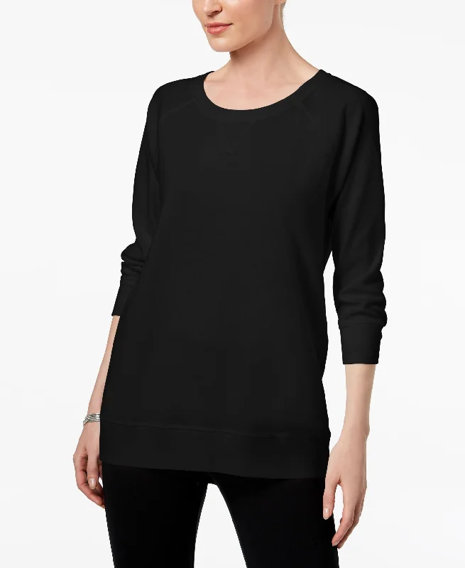 Karen Scott 3/4 Sleeve Sweatshirt