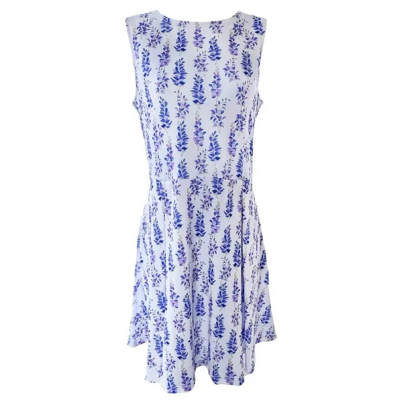 Women's Havana Fit & Flare Dress In Wisteria Lane