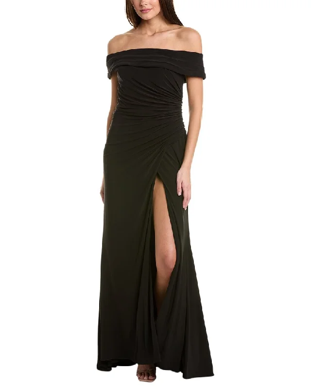 Mac Duggal Off-The-Shoulder Gown