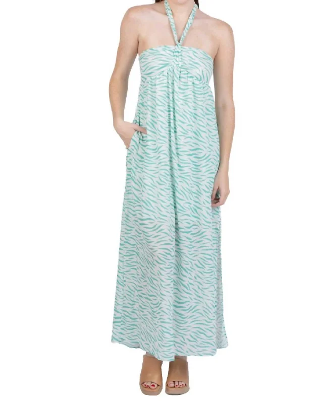 Adley Dress In Sea Mist