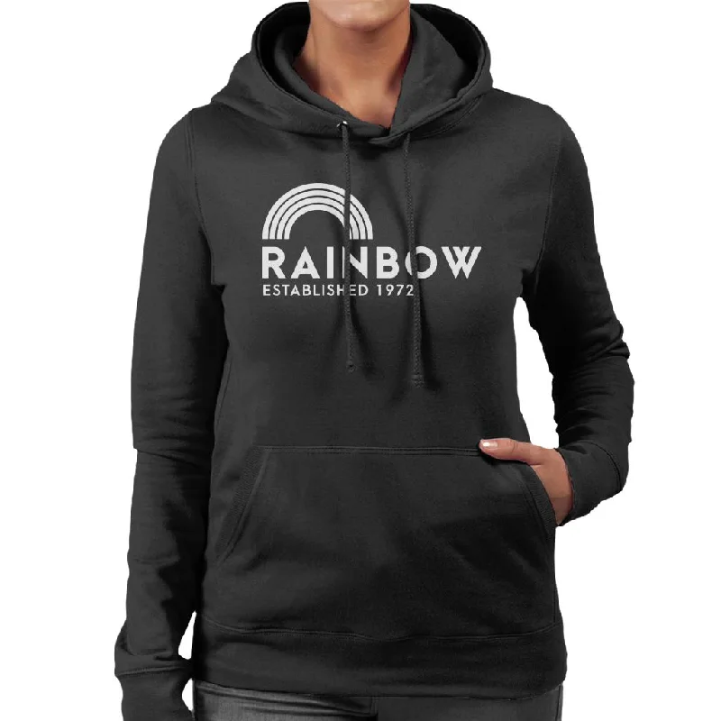 Rainbow Est 1972 Logo Women's Hooded Sweatshirt