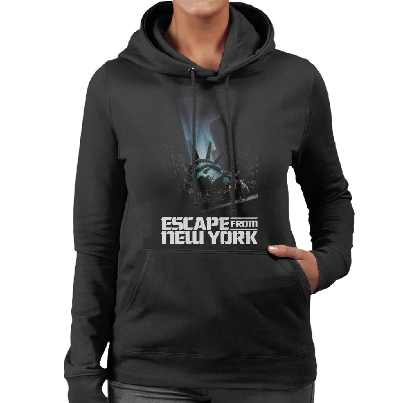 Escape From New York Fallen Statue Of Liberty Women's Hooded Sweatshirt