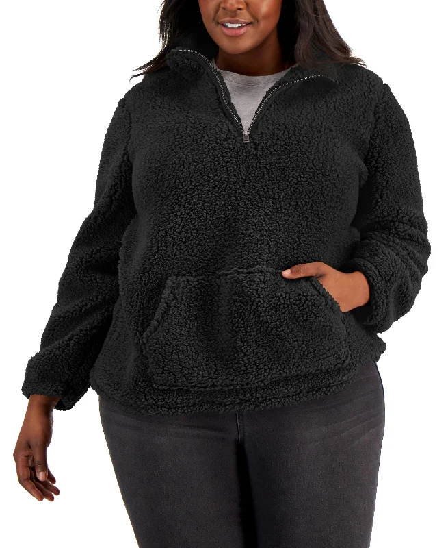 Style & Co Plus Size Sherpa Sweatshirt