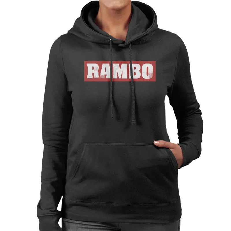 Rambo Classic Logo Women's Hooded Sweatshirt