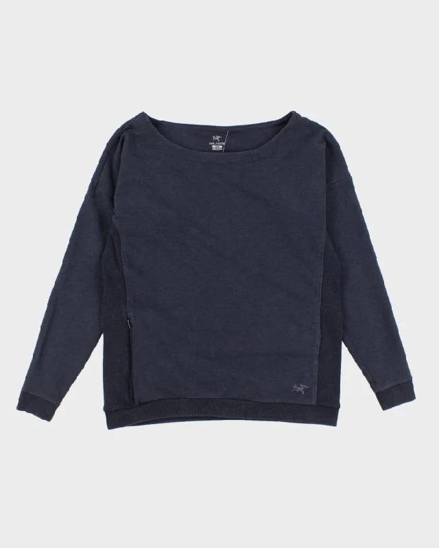 Women's Arc'teryx Navy Sweatshirt - M