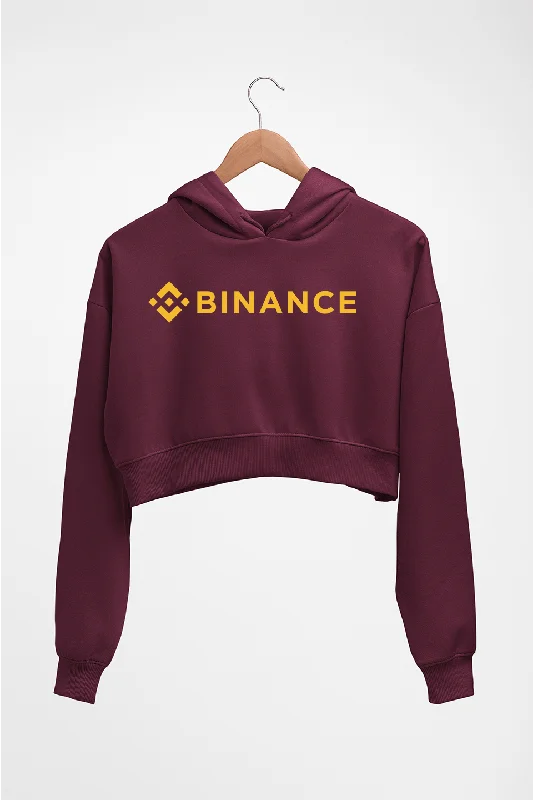 binance Crop HOODIE FOR WOMEN