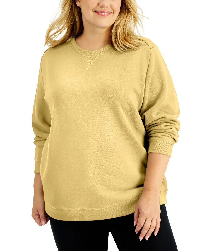 Karen Scott Plus Size Crewneck Sweatshirt