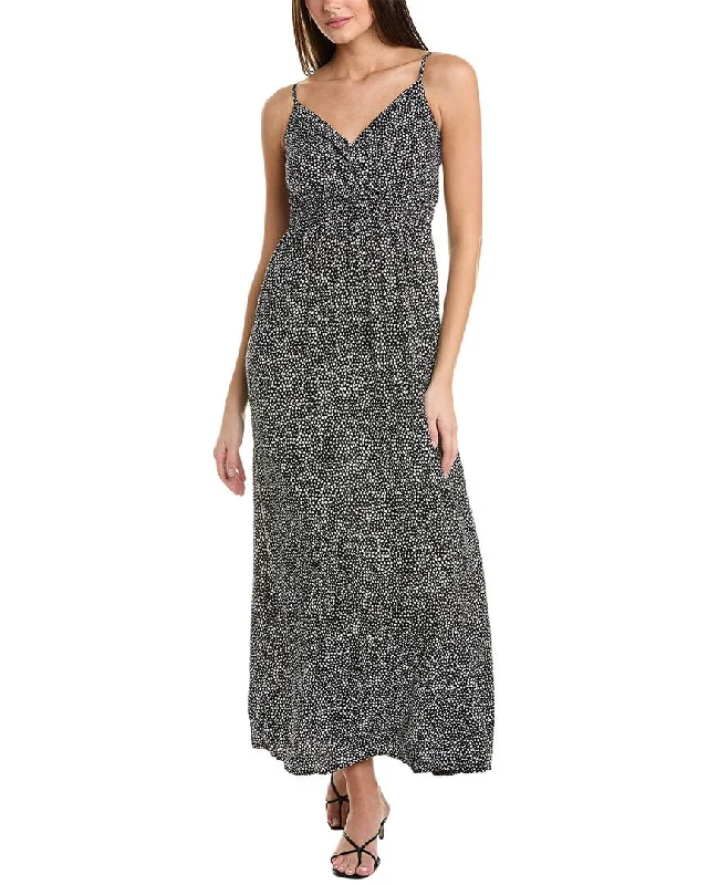 ANNA KAY Dava Pois Silk-Blend Maxi Dress