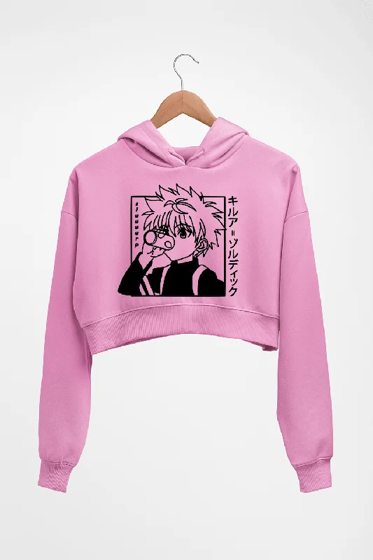 Killua Zoldyck Crop HOODIE FOR WOMEN