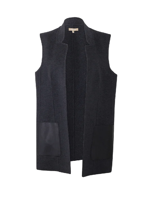 Stand Collar Vest