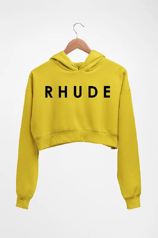 rhude Crop HOODIE FOR WOMEN