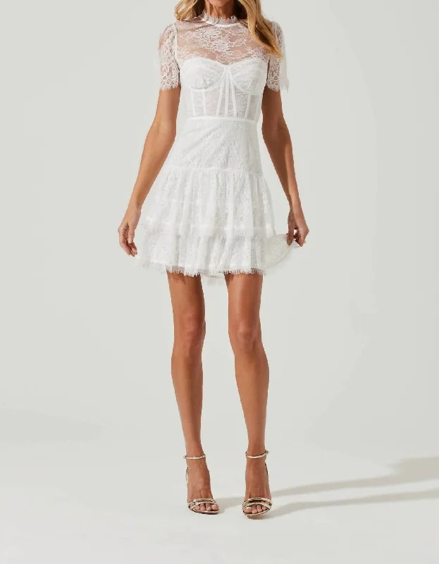 Leilani Dress In White