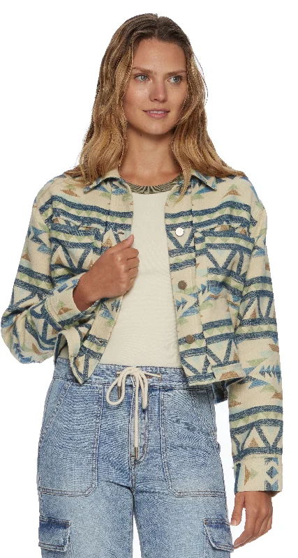 Castilia Cropped Southwest Utlitity Jacket