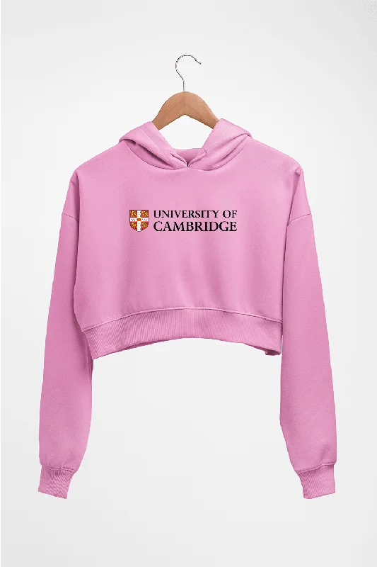 Cambridge University Crop HOODIE FOR WOMEN