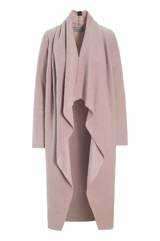 Henriette Steffensen Nude Cardigan With High Neck