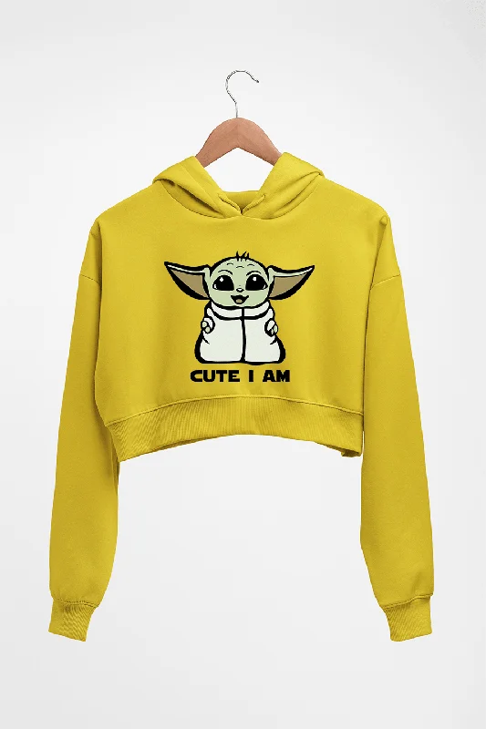 Yoda Star Wars Crop HOODIE FOR WOMEN