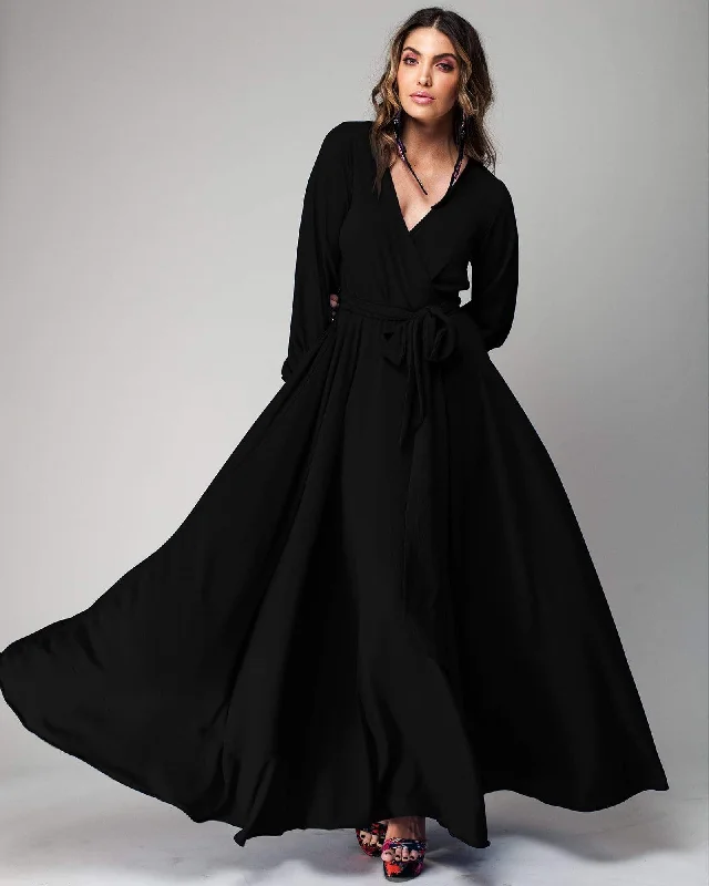 LilyPad Maxi Dress - Black