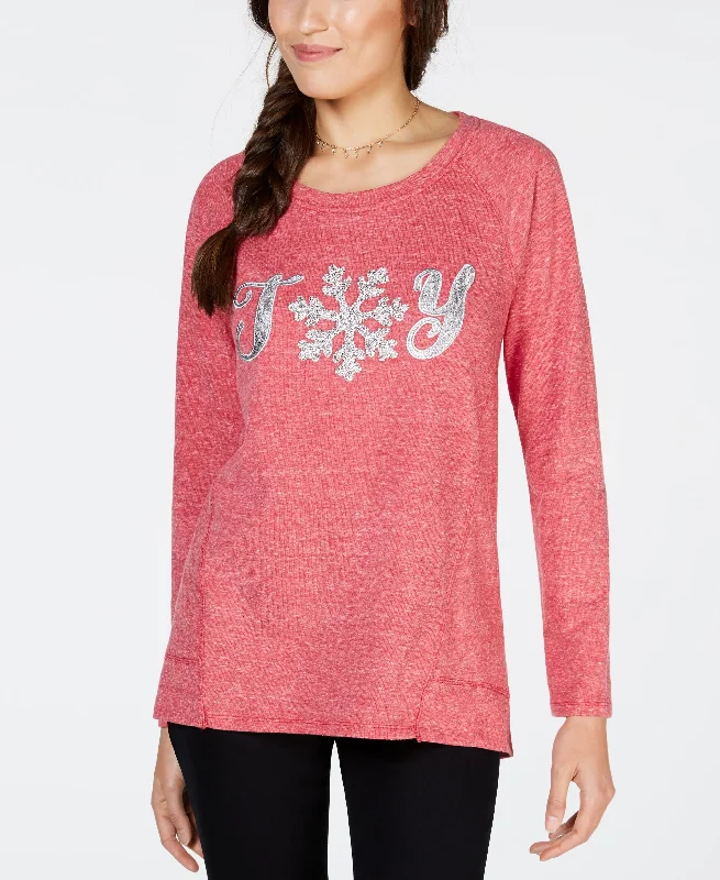 Style & Co Joy Graphic Print Sweatshirt