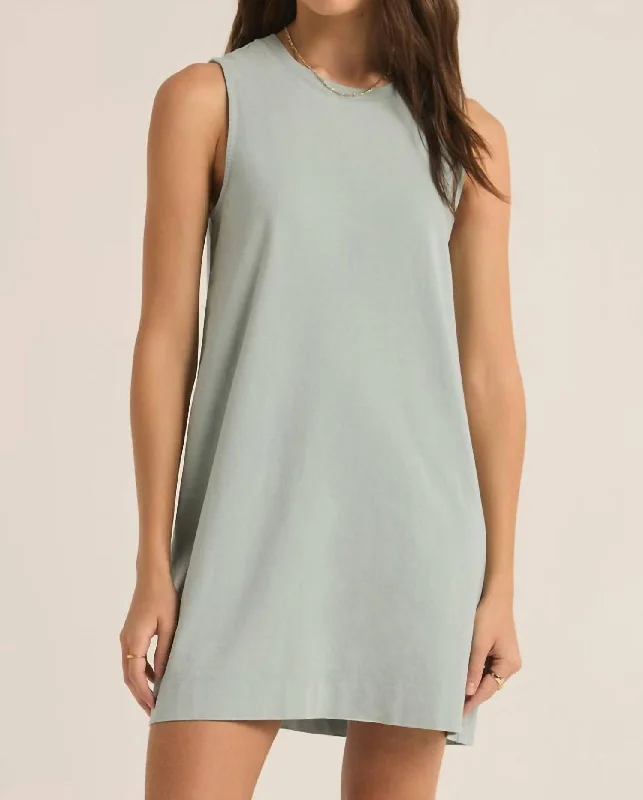 Sloane Dress In Harbor Gray