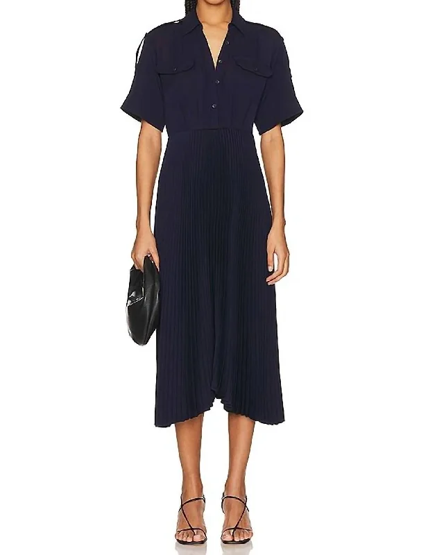 Liam Dress In Maritime Navy