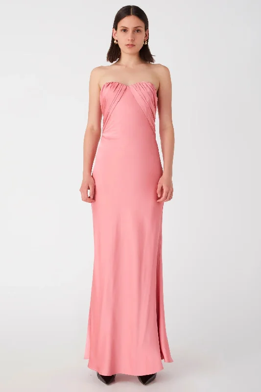 Misha Livia Maxi Gown - Shell Pink