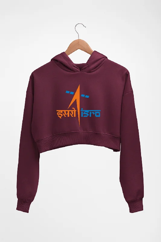 Isro Crop HOODIE FOR WOMEN