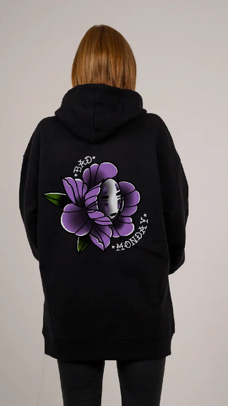 Peony Face Hoodie