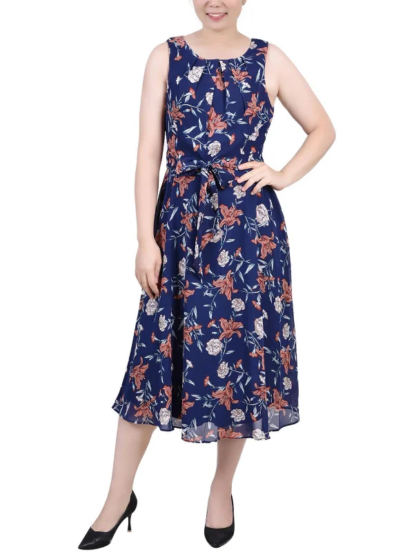 navy floral