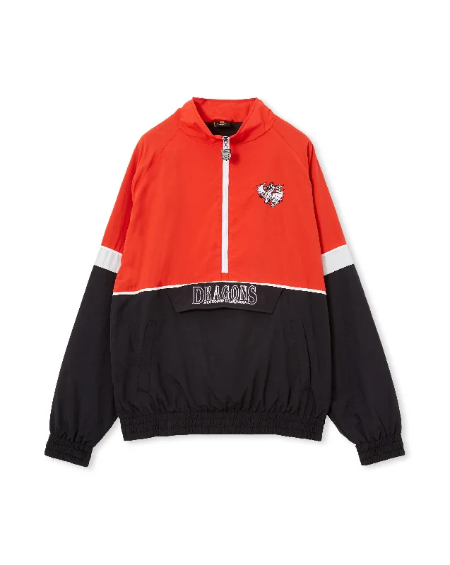 Dragons Cotton On Men's Retro 1/2 Zip Windbreaker