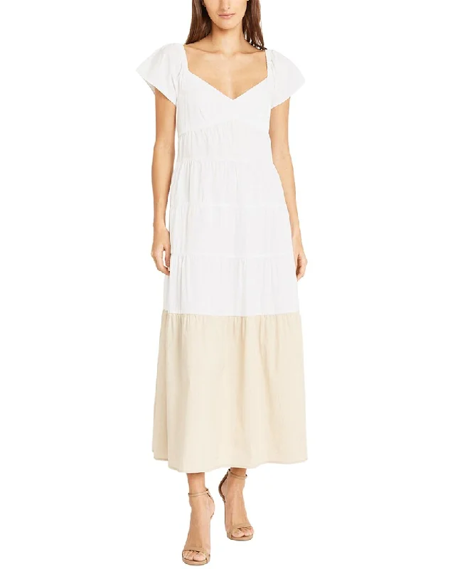 Donna Morgan Poplin Midi Dress