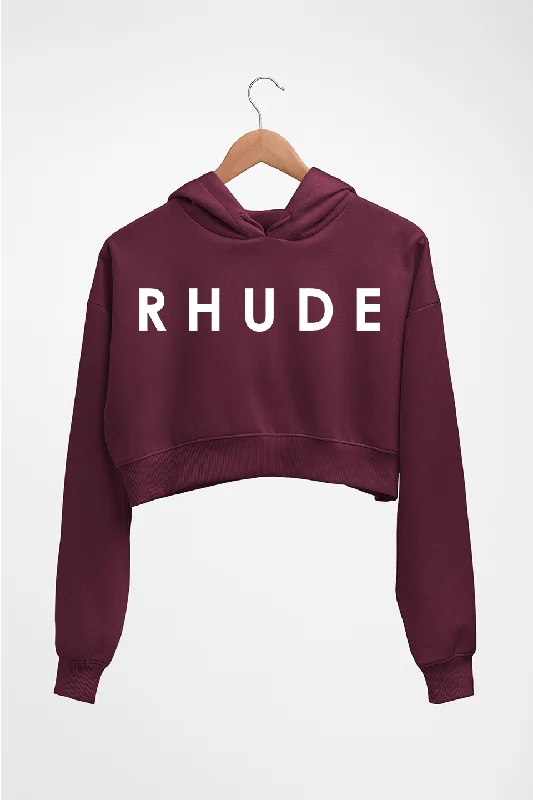 rhude Crop HOODIE FOR WOMEN