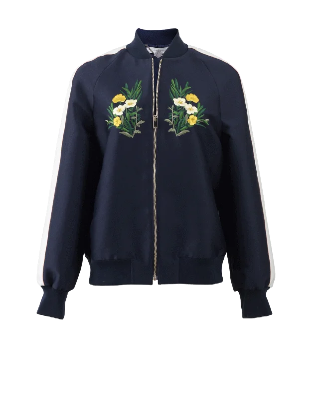 Lorinda Embroidered Bomber