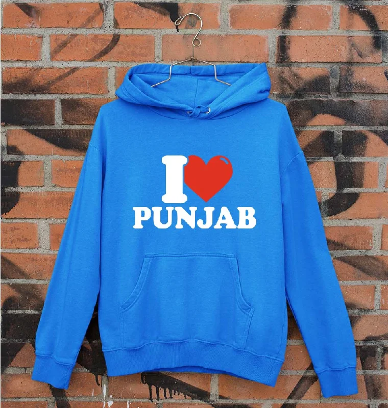 I Love Punjab Unisex Hoodie for Men/Women