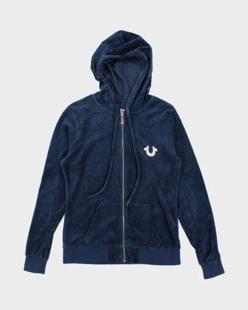 Y2k 00s True Religion Velour Hoodie - M