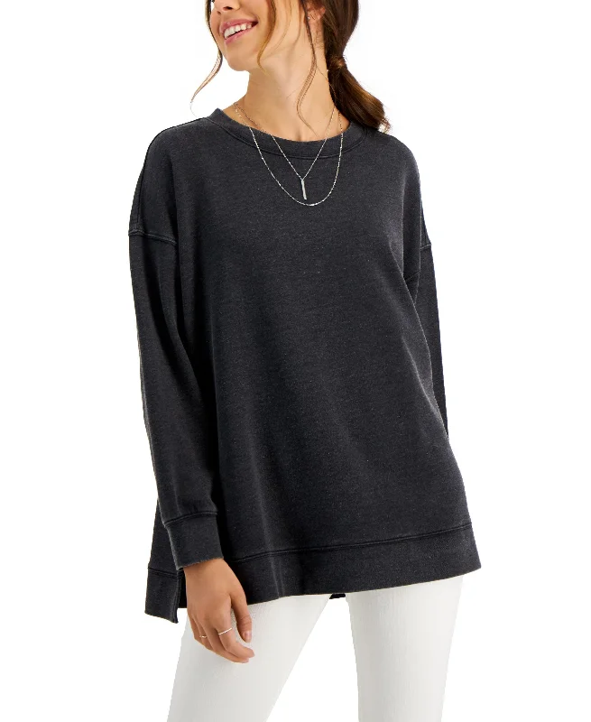 Style & Co Petite Drop Shoulder Sweatshirt