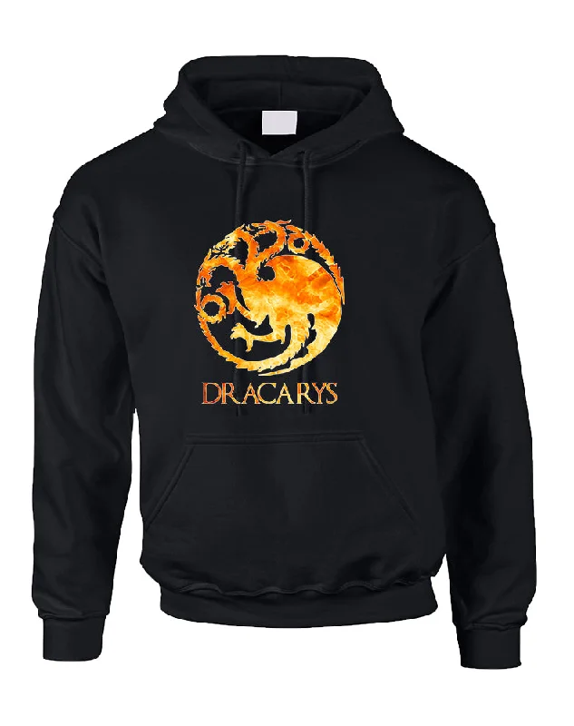 Adult Hoodie Dracarys Popular Trendy Top