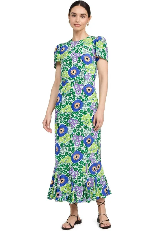 Rhode Women's Lulani Dress, Wisteria Aura Blossom