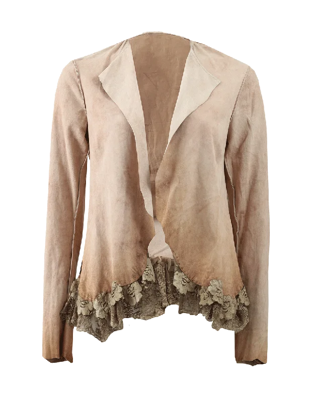 Bolero With Lace Hem