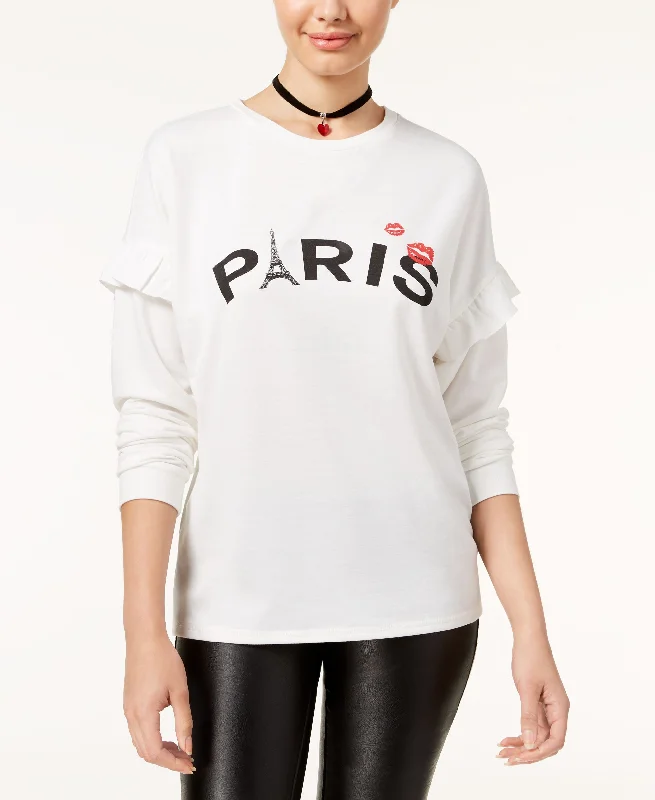 Pretty Rebellious Juniors Paris Graphic Sweatshirt