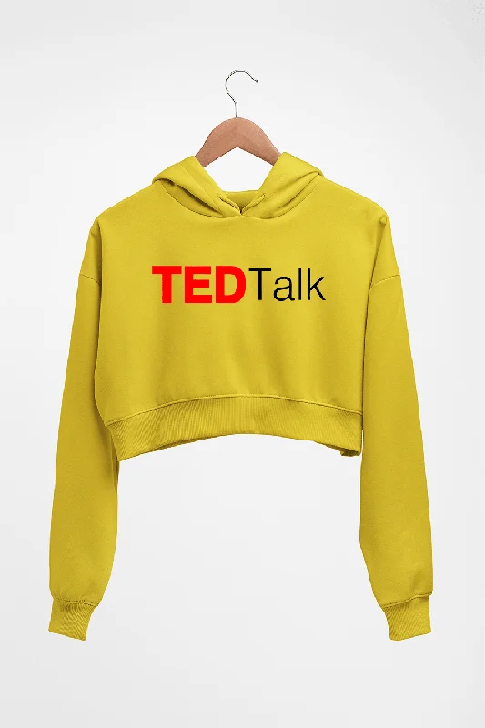 Ted Talk Crop HOODIE FOR WOMEN