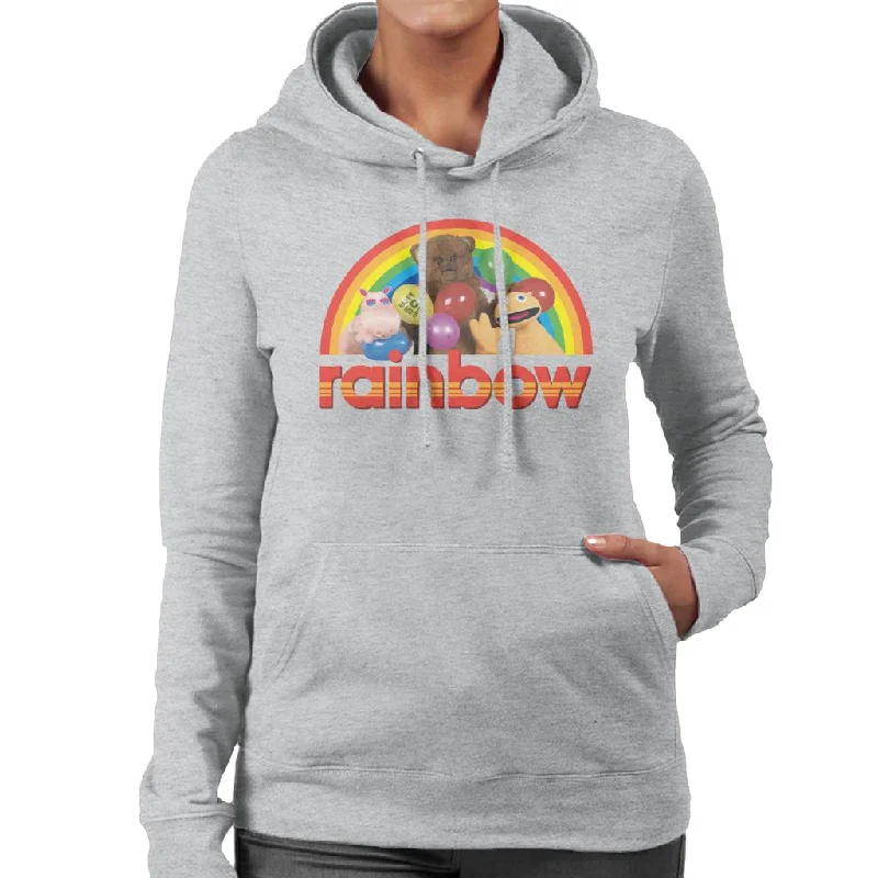 Rainbow 1972 50th Anniversary Balloons Women's Hooded Sweatshirt