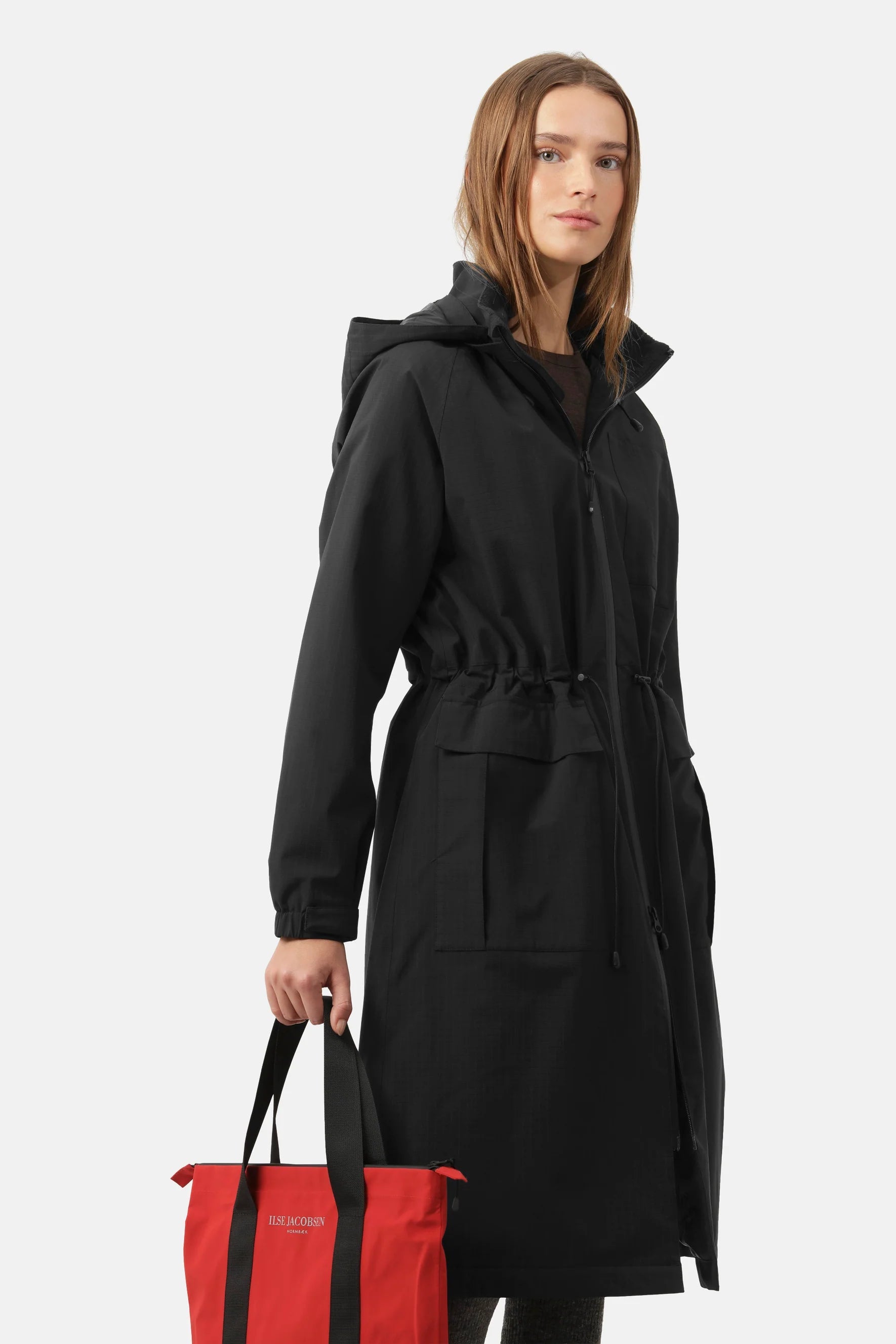 Ilse Jacobsen Rain Coat - Thermal Black Beauty