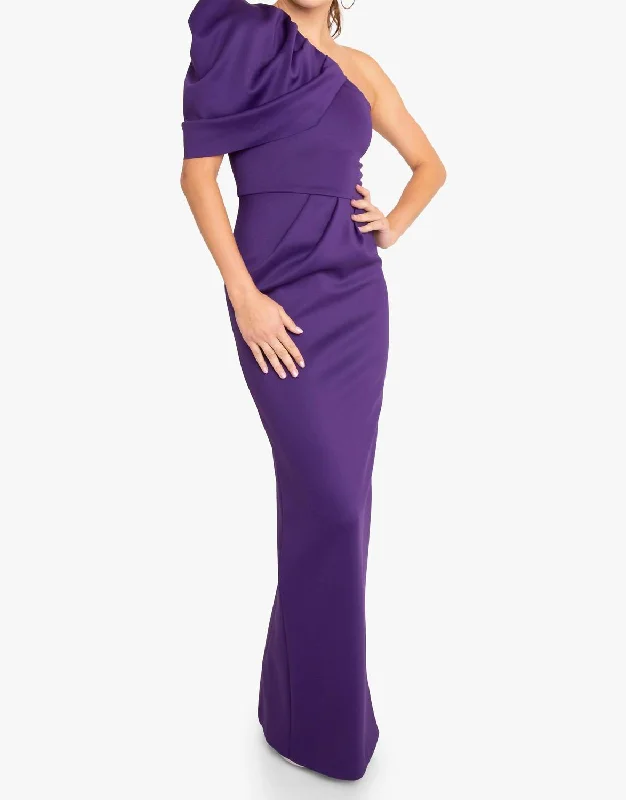 Egan Gown In Purple