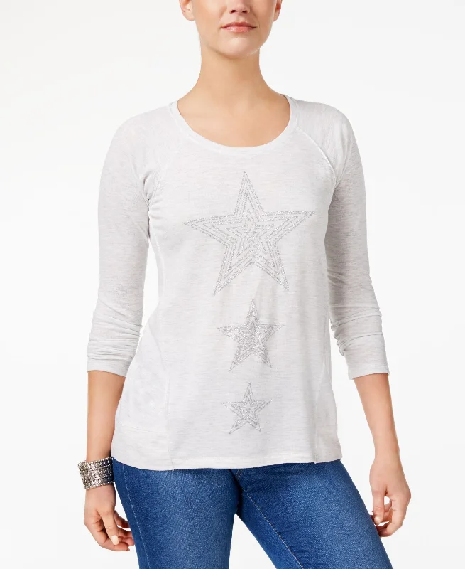 Style & Co Metallic Star Sweatshirt