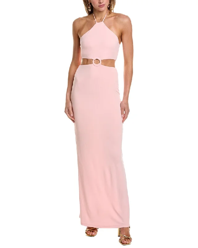 alice + olivia Marguerite Cutout Long Dress