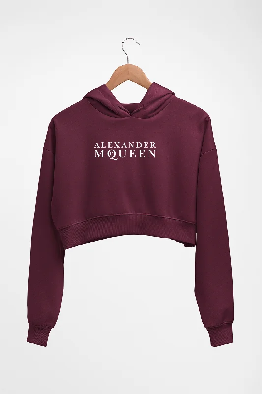 alexander mcqueen Crop HOODIE FOR WOMEN